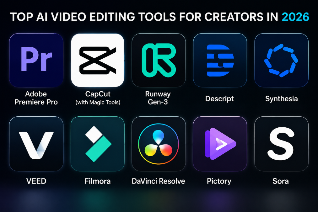 Top AI Video Editing Tools for Creators