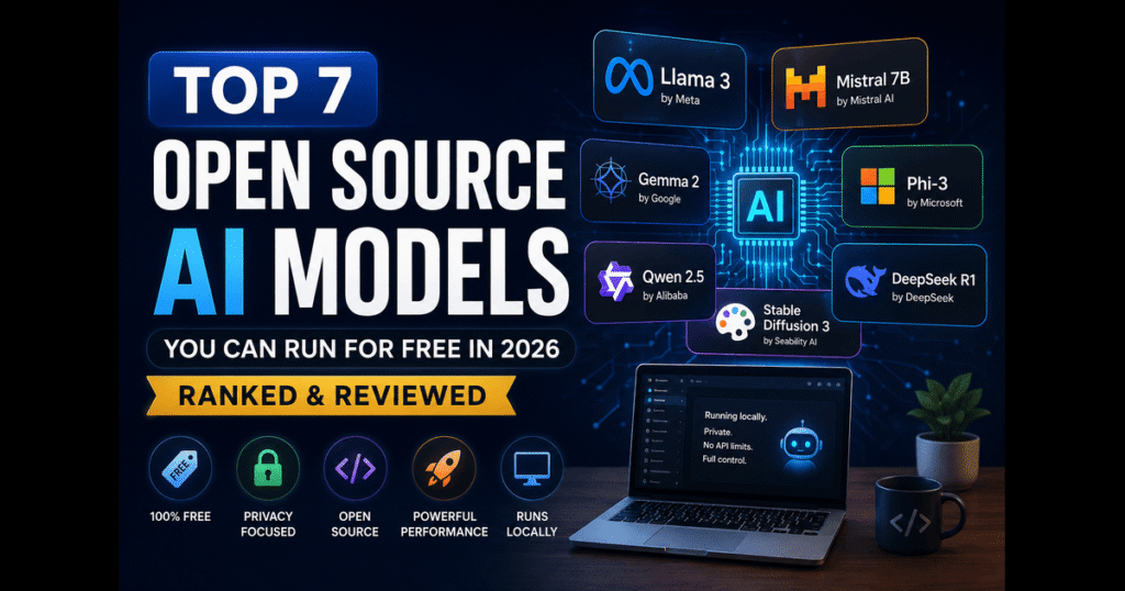 open-source AI models you can run for free