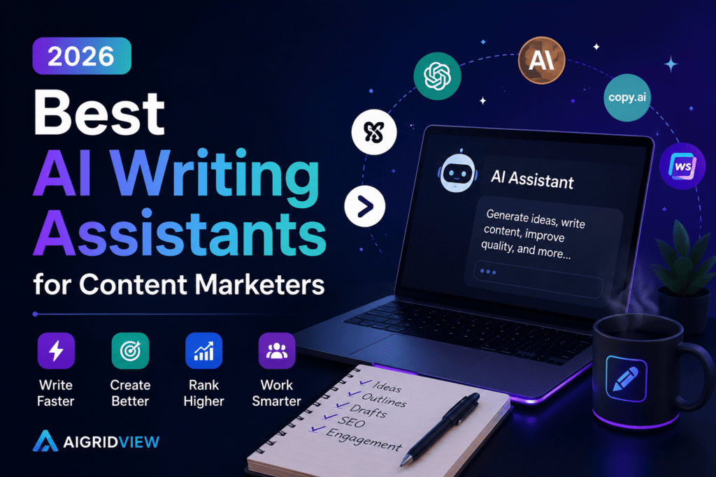 best AI writing assistants for content marketers